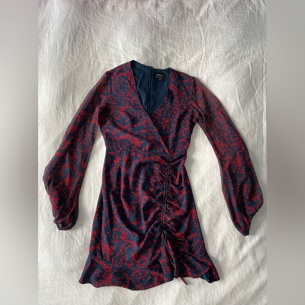 Bardot Lyn Floral Dress in Navy Ditsy - New Condition